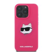 Husa premium pentru  iPhone 16 Pro Max Karl Lagerfeld superior quality - Fucsia