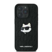 Husa premium pentru  iPhone 16 Pro Karl Lagerfeld superior quality - Negru