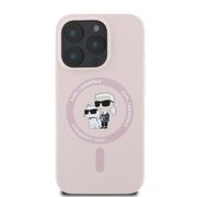 Husa premium pentru  iPhone 16 Pro Karl Lagerfeld superior quality - Roz