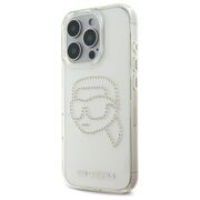 Husa premium pentru  iPhone 16 Pro Max Karl Lagerfeld superior quality - Ice