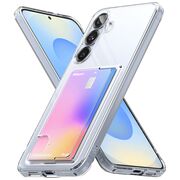 Husa pentru  Samsung Galaxy S25+ Ringke Fusion pocket card - Transparent neutru