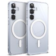 Husa pentru  Samsung Galaxy S25 Ringke Fusion compatibila MagSafe - Transparent