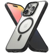 Husa pentru  iPhone 16 Pro Max Ringke Fusion compatibila MagSafe - Transparent netru