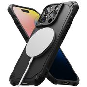 Husa pentru  iPhone 16 Pro Ringke Rugged Gear compatibila MagSafe - Negru