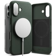 Husa pentru  iPhone 16 Ringke Onyx compatibila MagSafe - Verde