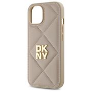 Husa premium pentru  iPhone 15 DKNY Pattern Energy - Bej