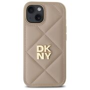 Husa premium pentru  iPhone 15 DKNY Pattern Energy - Bej