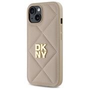 Husa premium pentru  iPhone 15 DKNY Pattern Energy - Bej