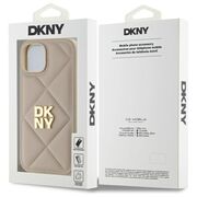 Husa premium pentru  iPhone 15 DKNY Pattern Energy - Bej