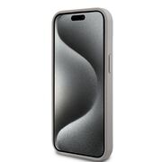 Husa premium pentru  iPhone 15 DKNY Pattern Energy - Gri deschis