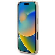 Husa premium pentru  iPhone 16 DKNY Pattern Energy - Bej
