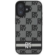 Husa premium pentru  iPhone 16 DKNY Pattern Energy - Gri inchis