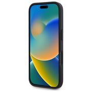 Husa premium pentru  iPhone 16 DKNY Pattern Energy - Gri