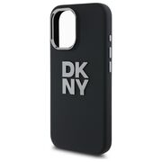 Husa premium pentru  iPhone 16 DKNY Pattern Energy - Negru electric