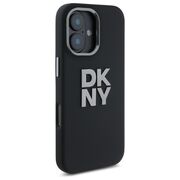 Husa premium pentru  iPhone 16 DKNY Pattern Energy - Negru electric