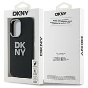 Husa premium pentru  iPhone 16 DKNY Pattern Energy - Negru electric