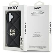Husa premium pentru  iPhone 16 DKNY Pattern Energy - Negru