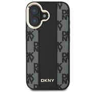 Husa premium pentru  iPhone 16 DKNY Urban compatibila MagSafe - Gri inchis