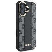Husa premium pentru  iPhone 16 DKNY Urban compatibila MagSafe - Gri inchis
