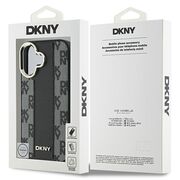 Husa premium pentru  iPhone 16 DKNY Urban compatibila MagSafe - Gri inchis