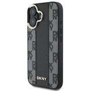 Husa premium pentru  iPhone 16 DKNY Urban compatibila MagSafe - Gri inchis