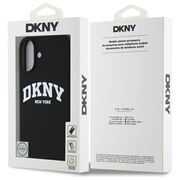 Husa premium pentru  iPhone 16 DKNY Urban compatibila MagSafe - Negru denim