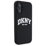 Husa premium pentru  iPhone 16 DKNY Urban compatibila MagSafe - Negru denim