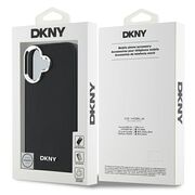 Husa premium pentru  iPhone 16 DKNY Urban compatibila MagSafe - Negru electric