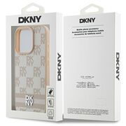 Husa premium pentru  iPhone 16 Pro DKNY Pattern Energy - Bej