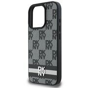 Husa premium pentru  iPhone 16 Pro DKNY Pattern Energy - Gri