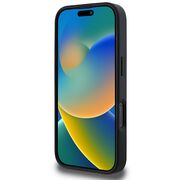 Husa premium pentru  iPhone 16 Pro DKNY Pattern Energy - Gri