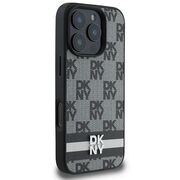 Husa premium pentru  iPhone 16 Pro DKNY Pattern Energy - Gri
