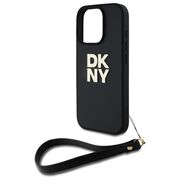 Husa premium pentru  iPhone 16 Pro DKNY Pattern Energy - Negru denim
