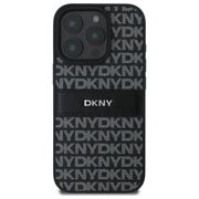 Husa premium pentru  iPhone 16 Pro DKNY Pattern Energy - Negru royal