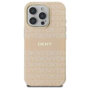 Husa premium pentru  iPhone 16 Pro DKNY Urban compatibila MagSafe - Bej