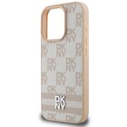 Husa premium pentru  iPhone 16 Pro Max DKNY Pattern Energy - Bej
