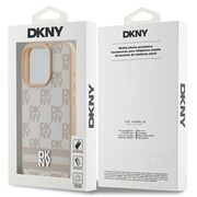 Husa premium pentru  iPhone 16 Pro Max DKNY Pattern Energy - Bej