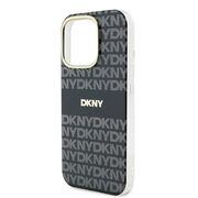 Husa premium pentru  iPhone 16 Pro Max DKNY Pattern Energy - Gri inchis