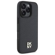 Husa premium pentru  iPhone 16 Pro Max DKNY Pattern Energy - Negru denim