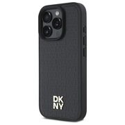 Husa premium pentru  iPhone 16 Pro Max DKNY Pattern Energy - Negru denim