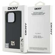 Husa premium pentru  iPhone 16 Pro Max DKNY Pattern Energy - Negru denim