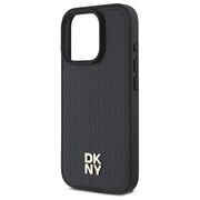 Husa premium pentru  iPhone 16 Pro Max DKNY Pattern Energy - Negru denim