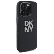 Husa premium pentru  iPhone 16 Pro Max DKNY Pattern Energy - Negru electric