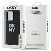 Husa premium pentru  iPhone 16 Pro Max DKNY Pattern Energy - Negru electric
