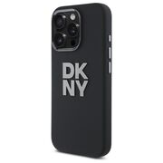 Husa premium pentru  iPhone 16 Pro Max DKNY Pattern Energy - Negru electric