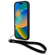 Husa premium pentru  iPhone 16 Pro Max DKNY Pattern Energy - Negru print