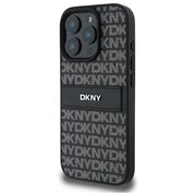 Husa premium pentru  iPhone 16 Pro Max DKNY Pattern Energy - Negru royal