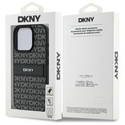Husa premium pentru  iPhone 16 Pro Max DKNY Pattern Energy - Negru royal