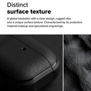 Huse de protectie pentru  AirPods 4 Ringke - Protection Case Onyx Magnetic, Non-Slip Texture, cu breloc carabina - Coral