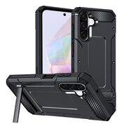 Husa pentru  Samsung Galaxy A36 Armor Tough Rugged Kickstand - Negru